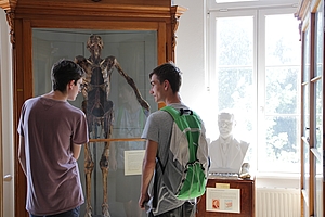 Abiturienten in der Anatomischen Sammlung