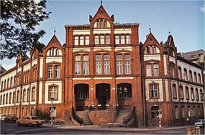 Klinkeraltbau von außen, Institut für Anatomie der Uniklinik Rostock